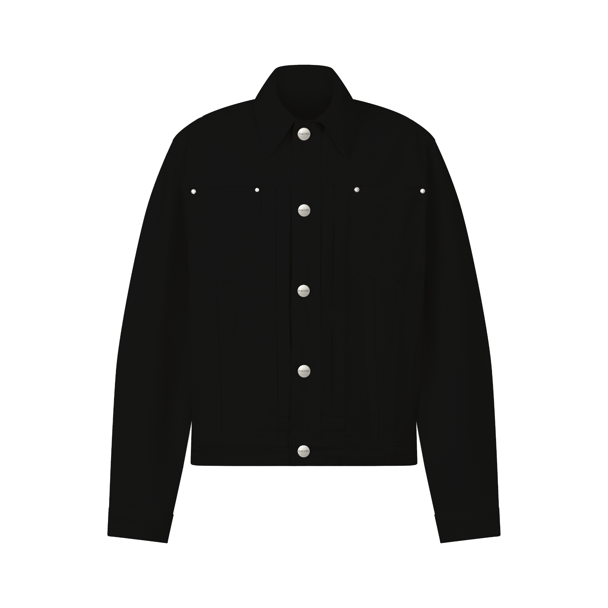 MAVERIK® TRUCKER DENIM JACKET ( BLACK )