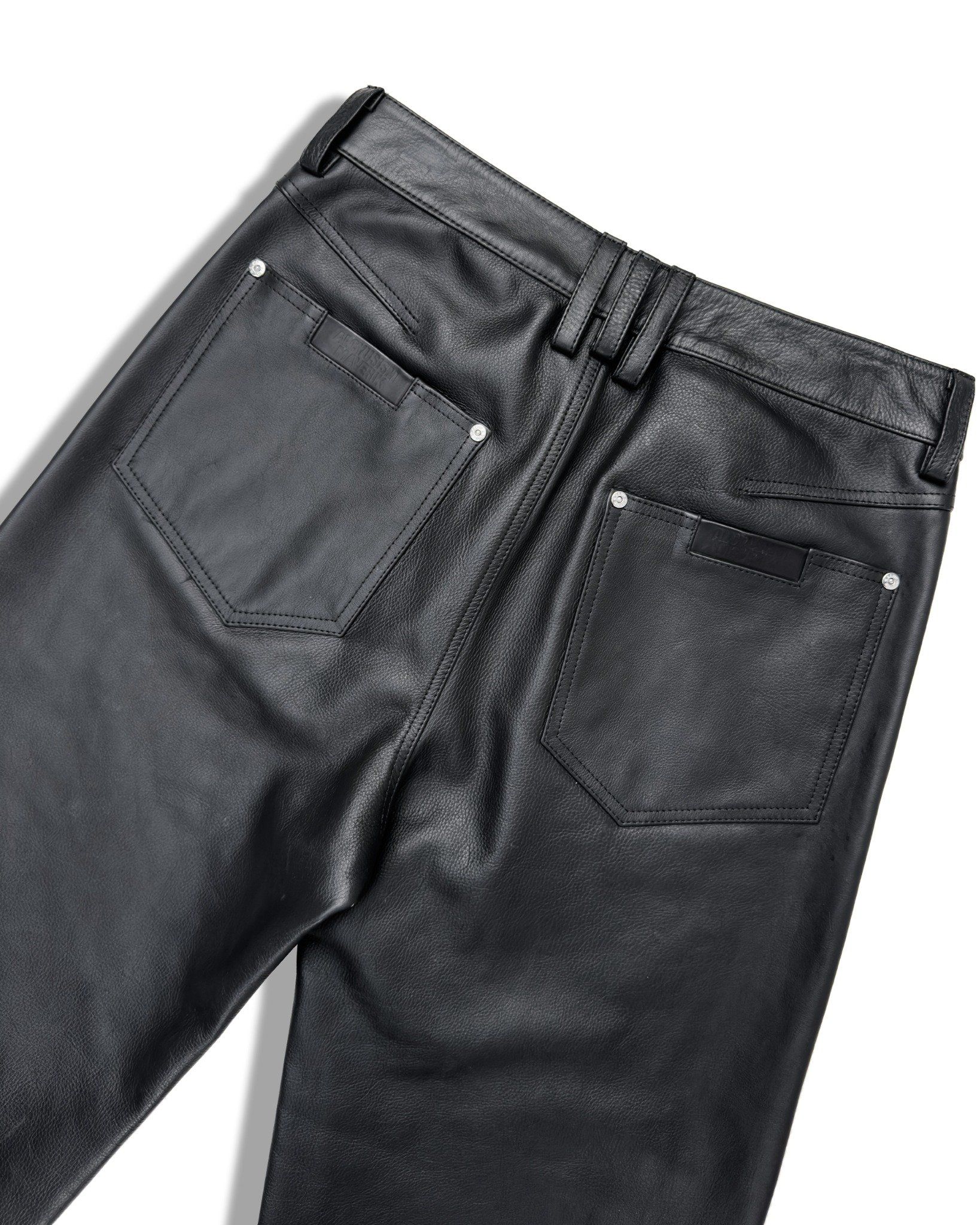 ALMV S/N MID CUT LEATHER PANTS