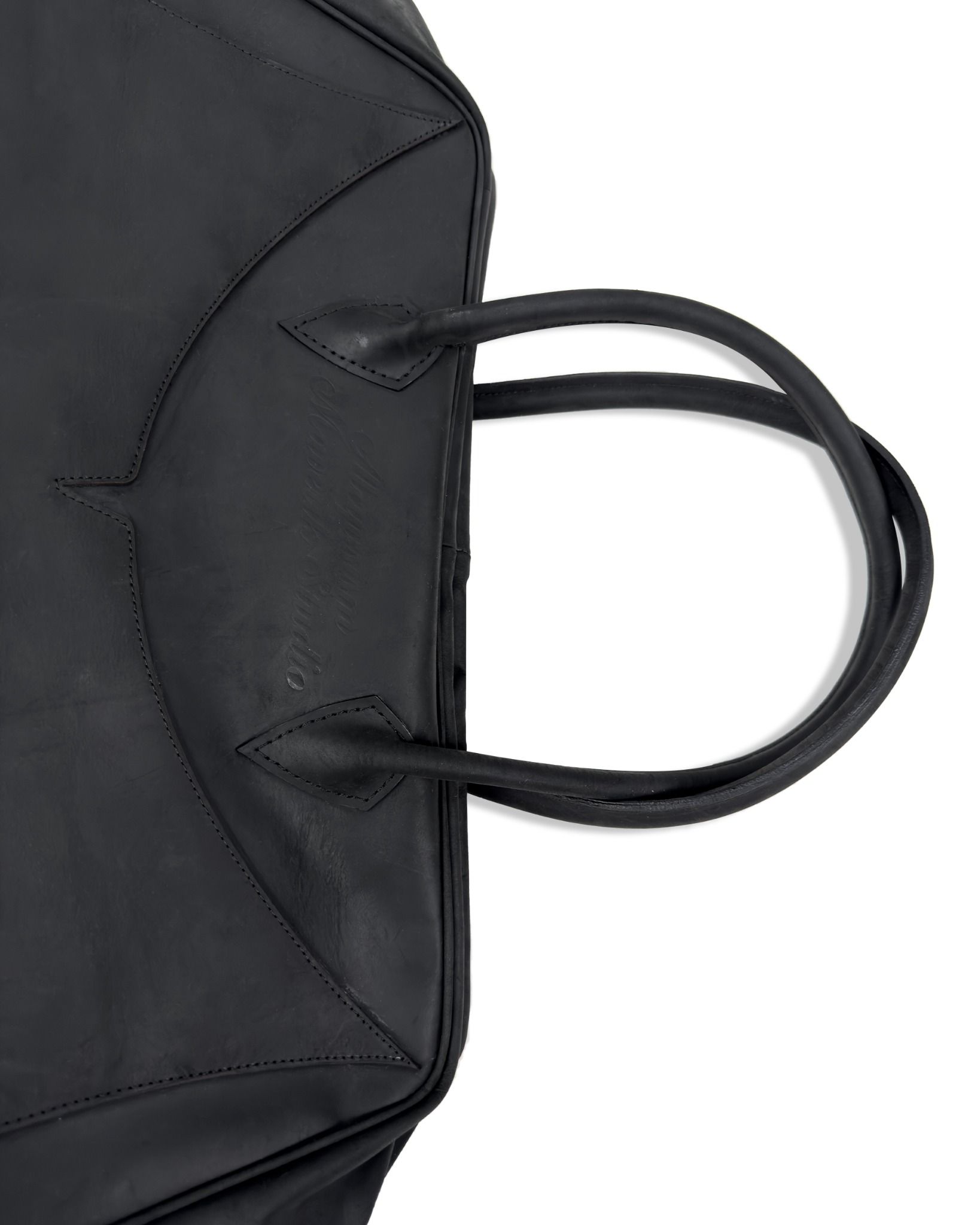 ALMV S/N LEATHER TRAVEL BAG