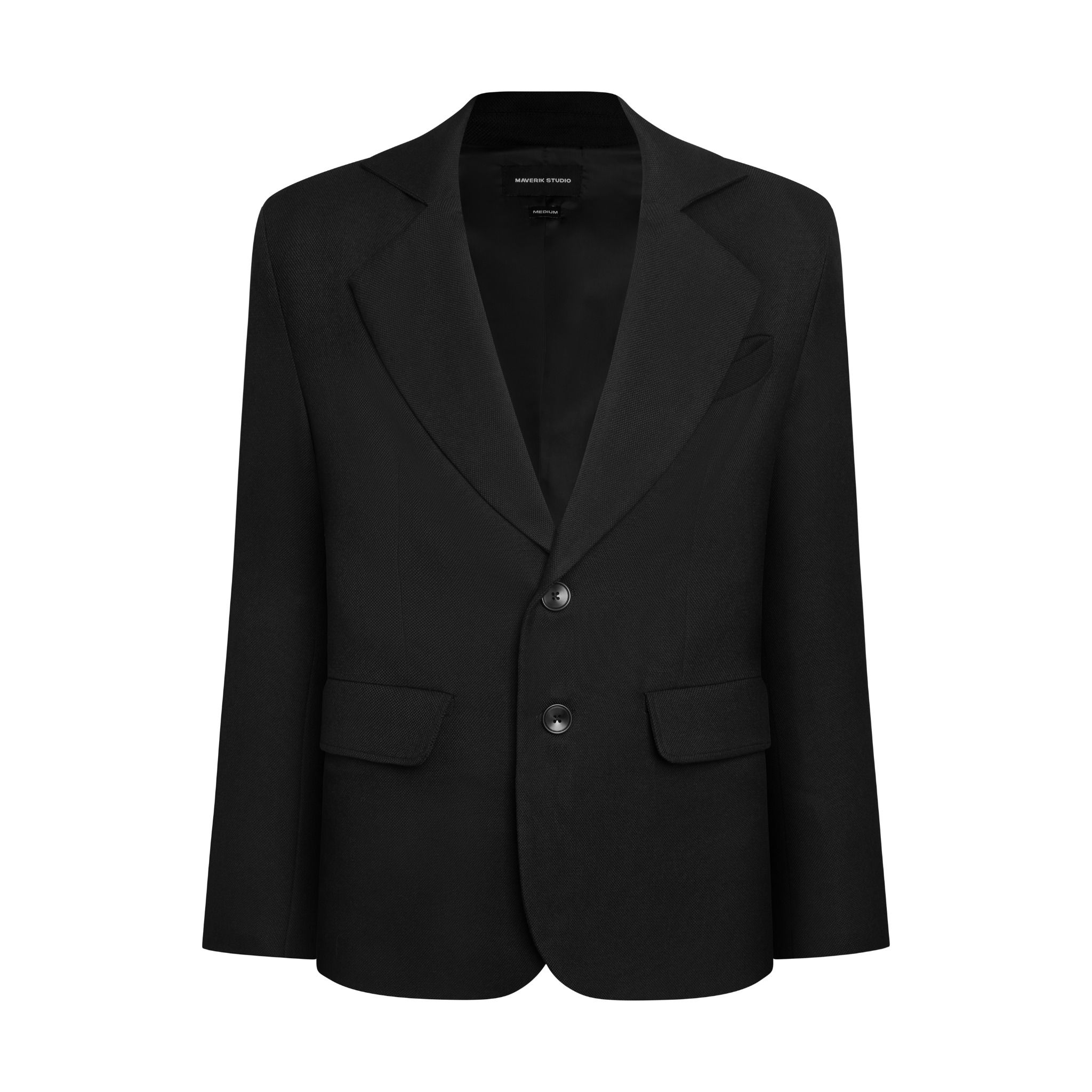  MAVERIK® OVERSIZED BLAZER ( BLACK ) 