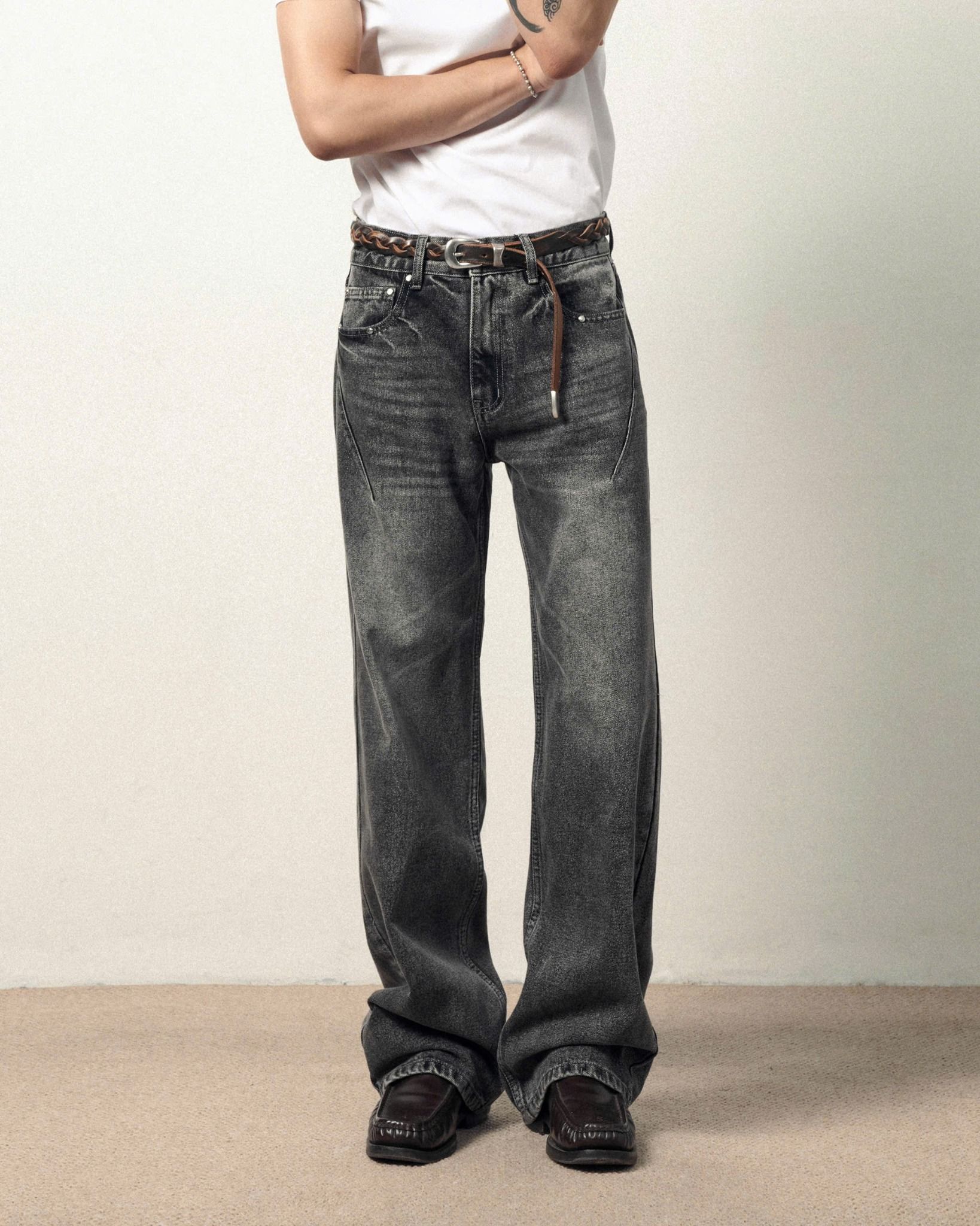 MAVERIK® STONE GREY WASHED DENIM PANT