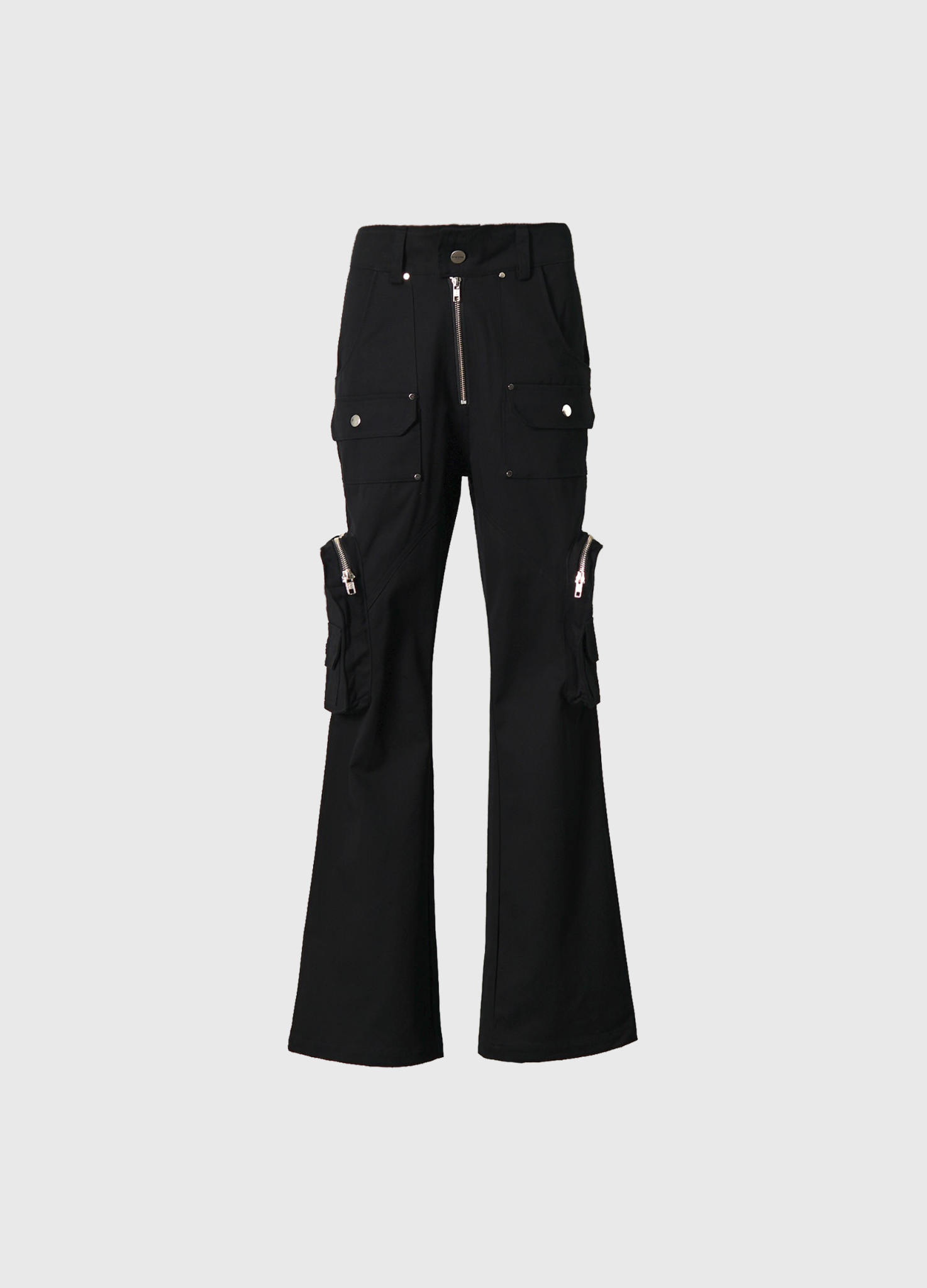 Kaki Black Cargo Pants