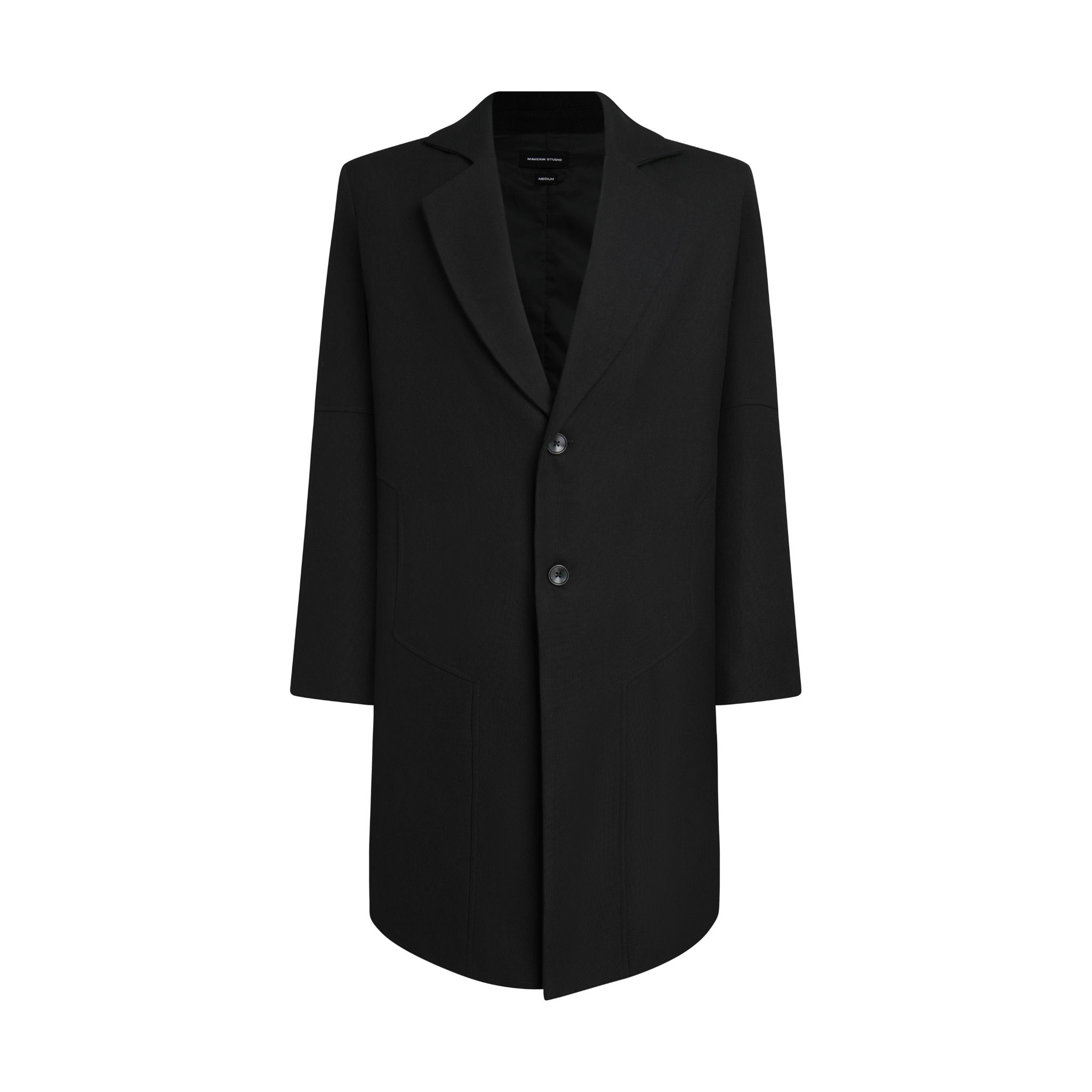MAVERIK® OVERSIZED TRENCH COAT ( BLACK )