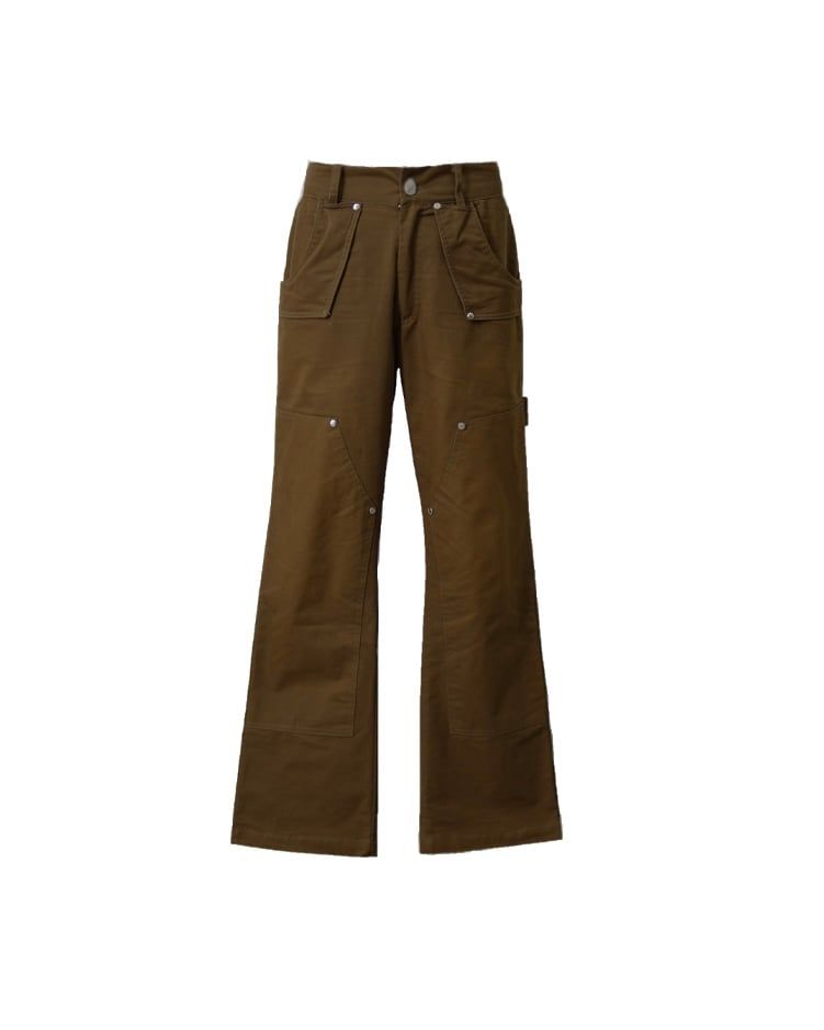 Double Knees Work Pants ( Brown / Mocha )