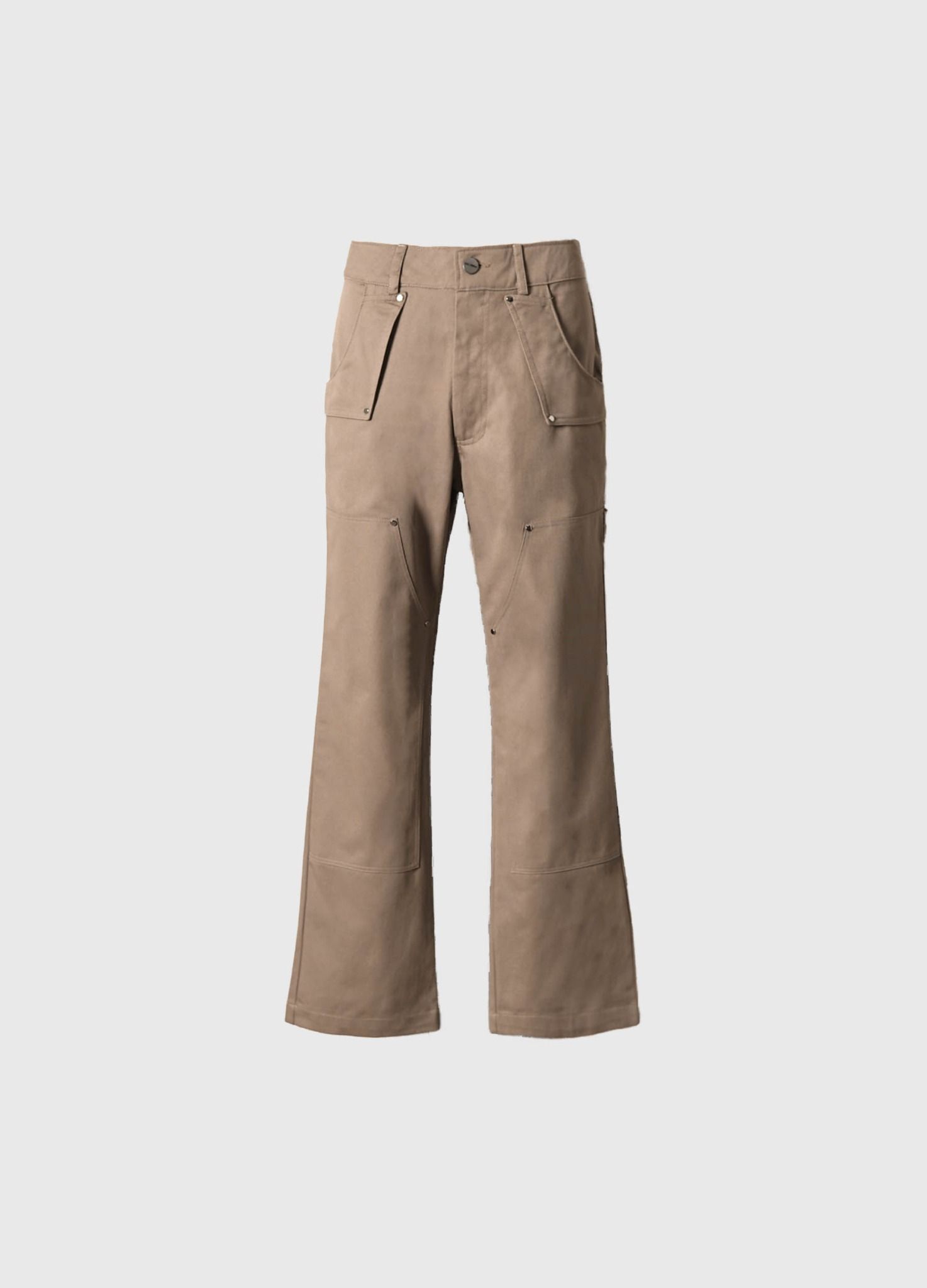 Double Knees Work Pants (Stone)