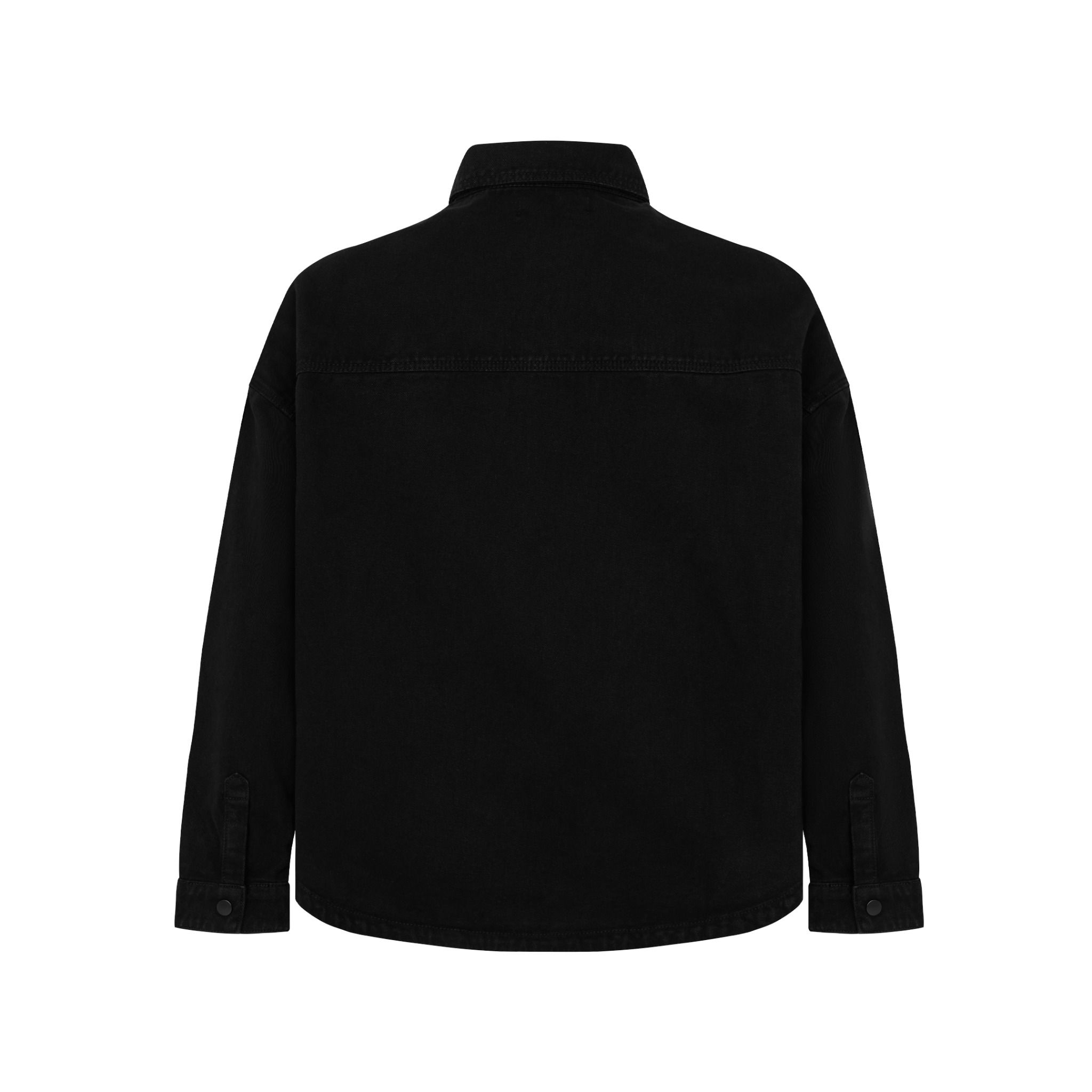 MAVERIK® OVERSIZED DENIM SHIRT ( BLACK )