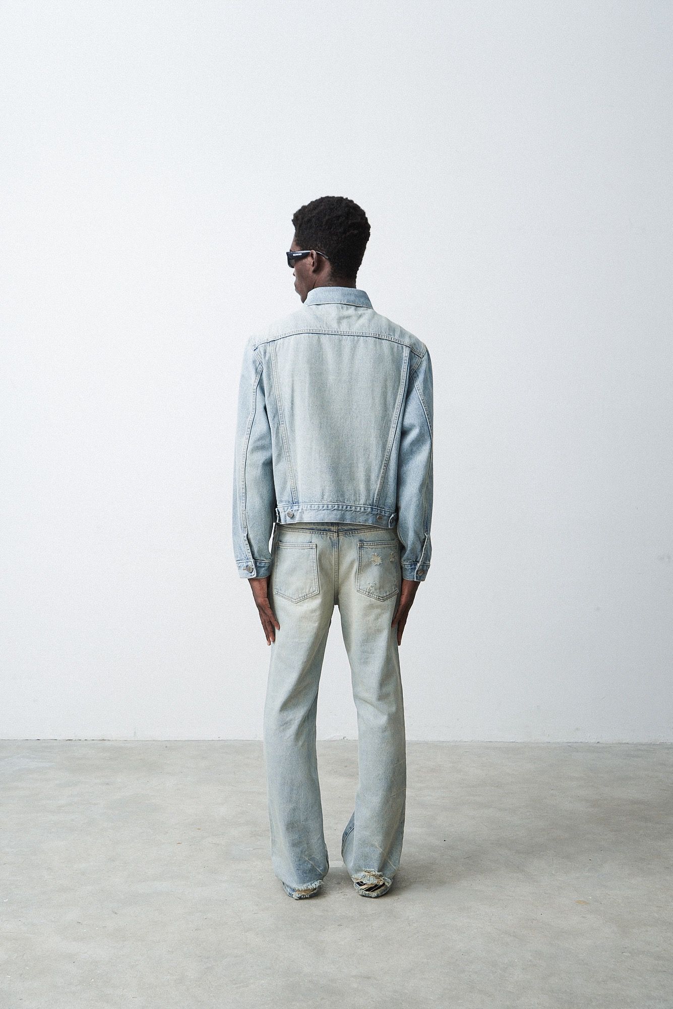 MAVERIK® - VINTAGE WASHED DIRTY BLUE DENIM JACKET