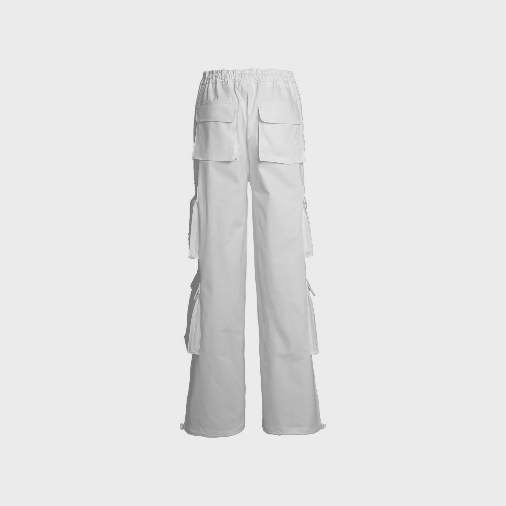  Kaki Baggy Cargo Pants ( White ) 