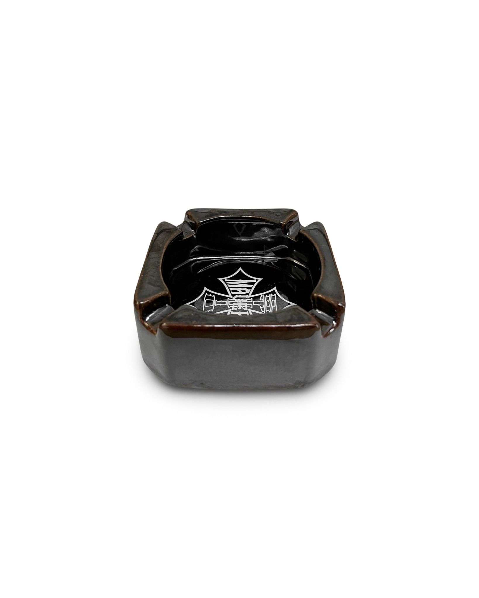MAVERIK® CROSS LOGO CERAMIC ASHTRAY