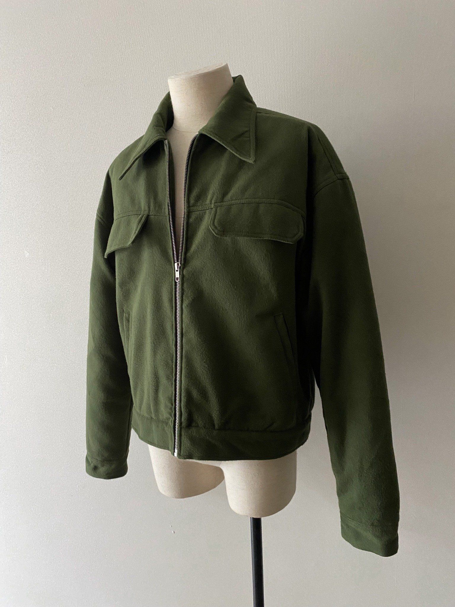 Olive Wool Jacket