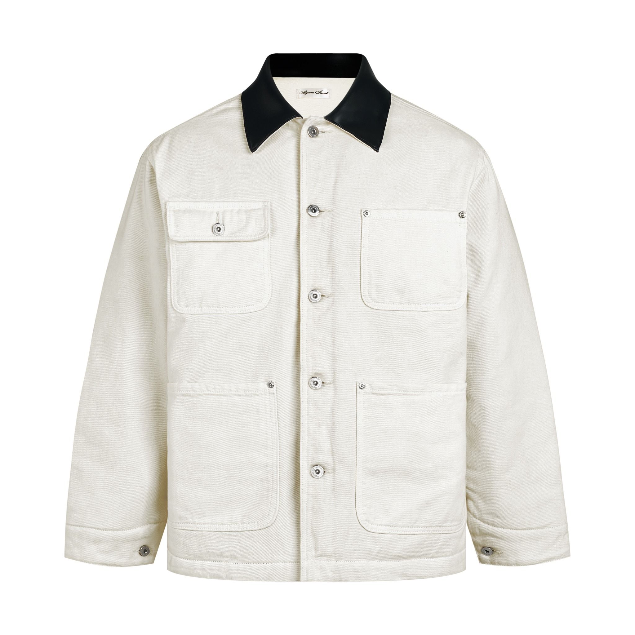 ALMV DENIM WORK JACKET ( WHITE )