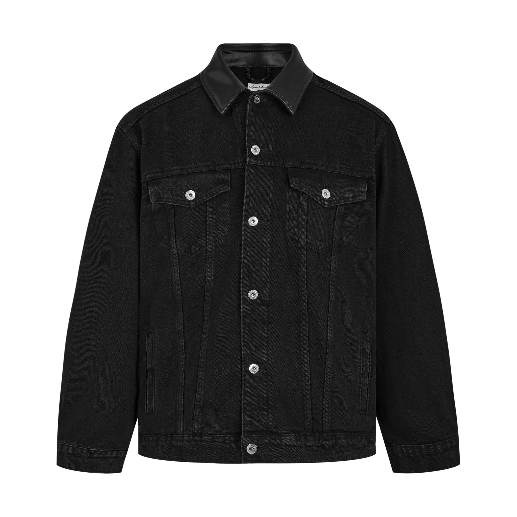 ALMV OVERSIZED DENIM JACKET ( DARK NAVY / BLACK NAVY )