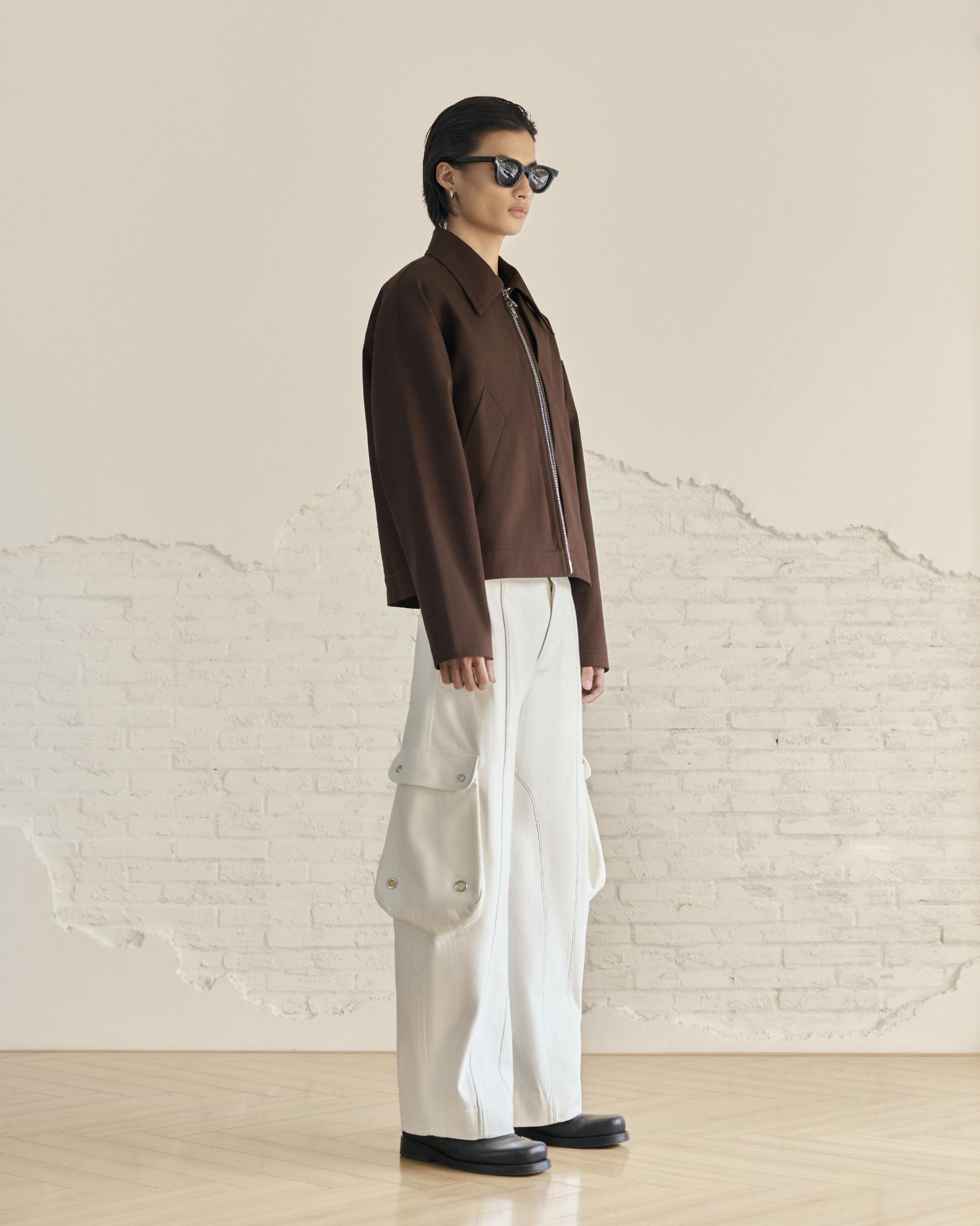 MAVERIK® KHAKI WORK JACKET ( CHOCOLATE )