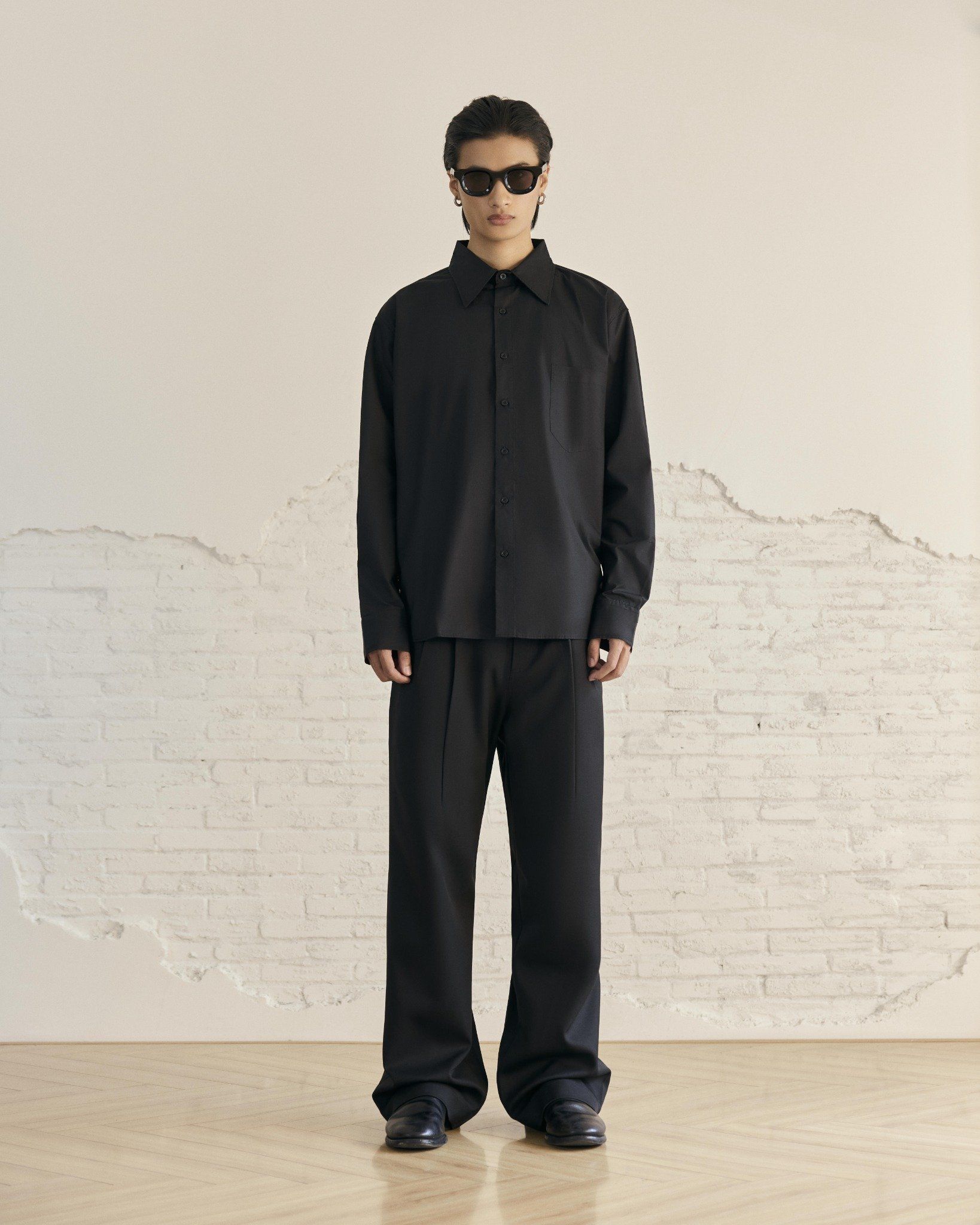 MAVERIK® OVESIZED COTTON SHIRT (BLACK)