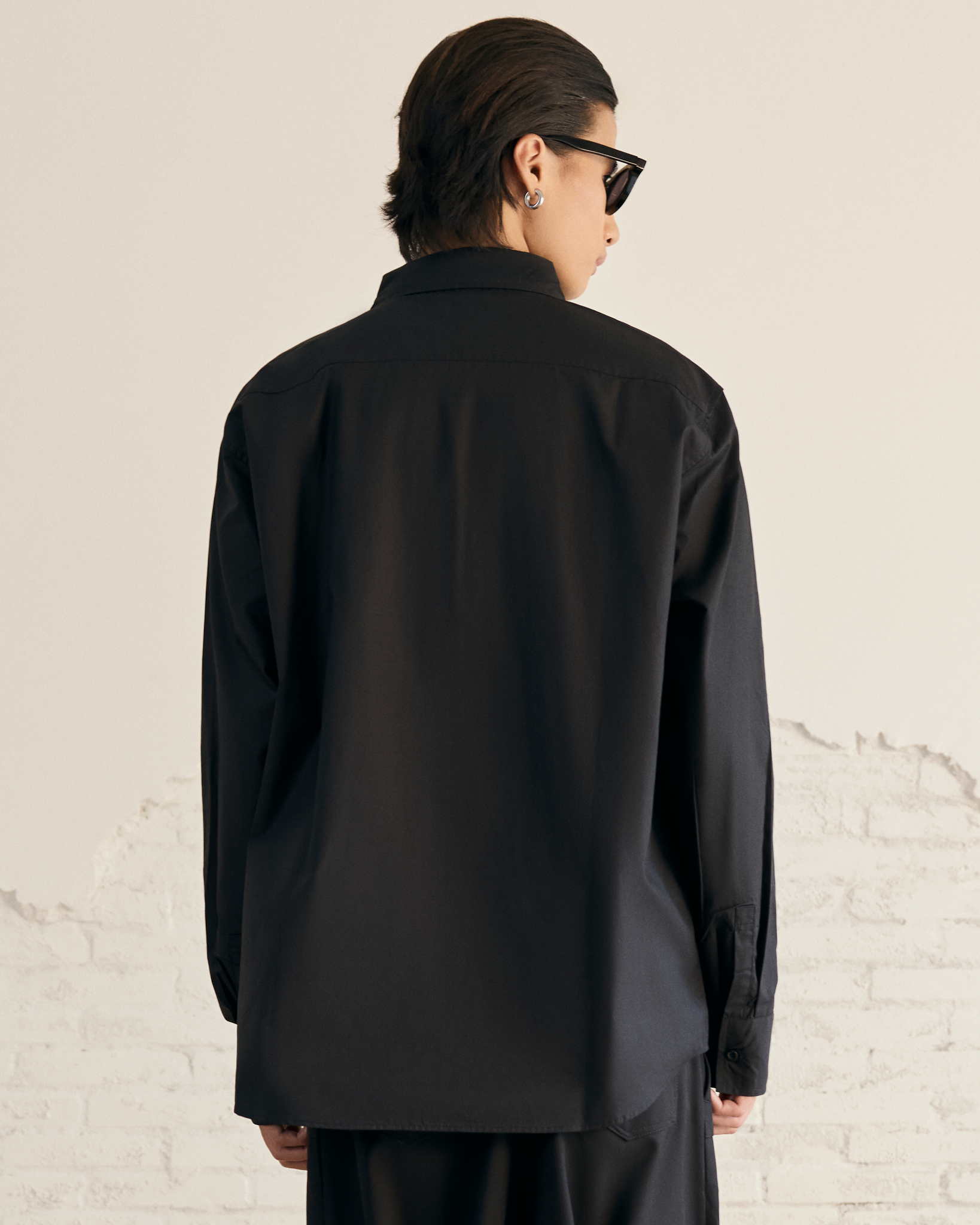 MAVERIK® OVESIZED COTTON SHIRT (BLACK)