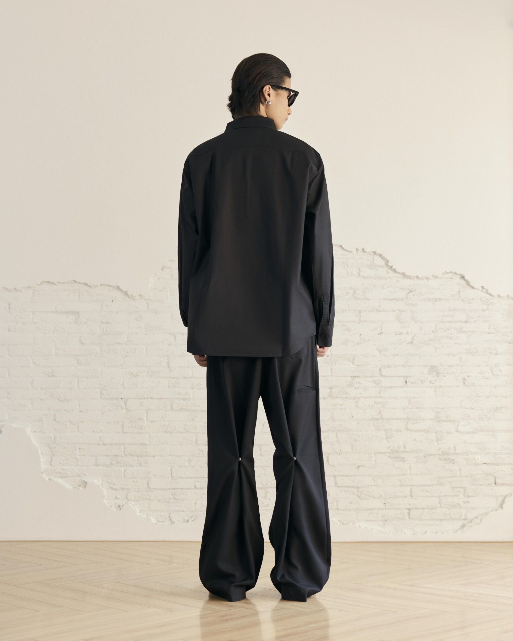 MAVERIK® OVESIZED COTTON SHIRT (BLACK)