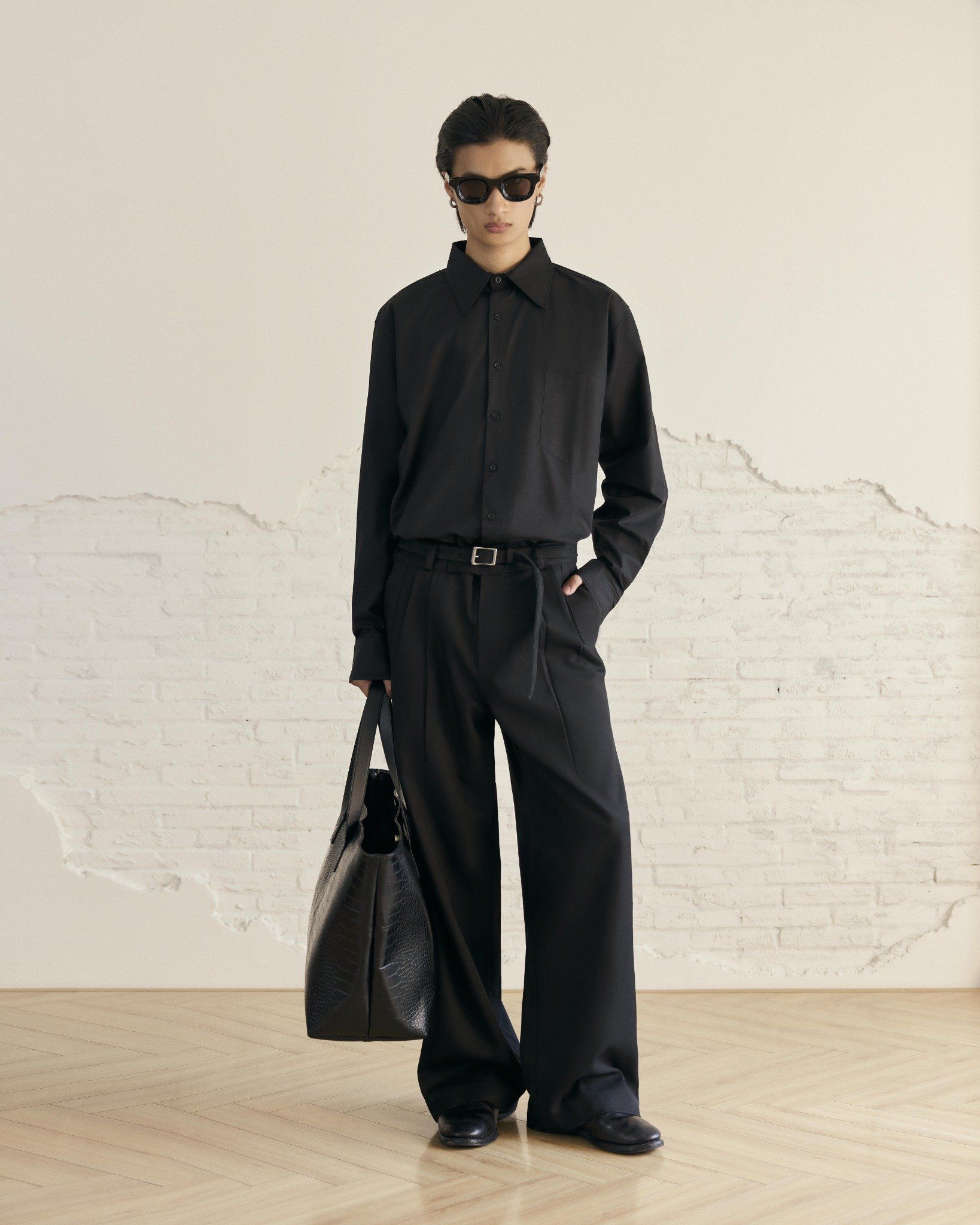 MAVERIK® OVESIZED COTTON SHIRT (BLACK)