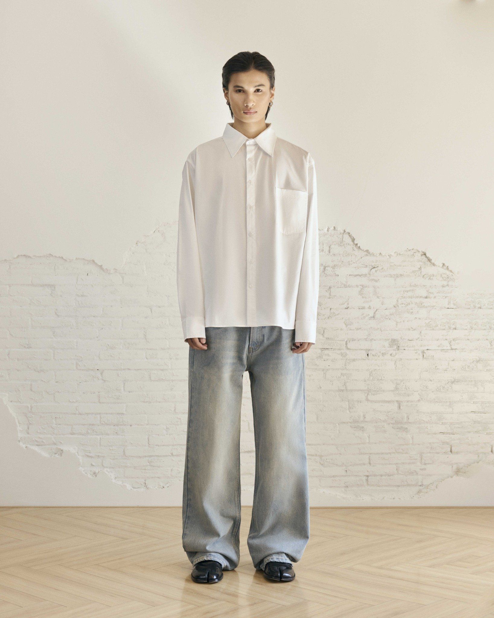 MAVERIK® OVESIZED COTTON SHIRT (WHITE)