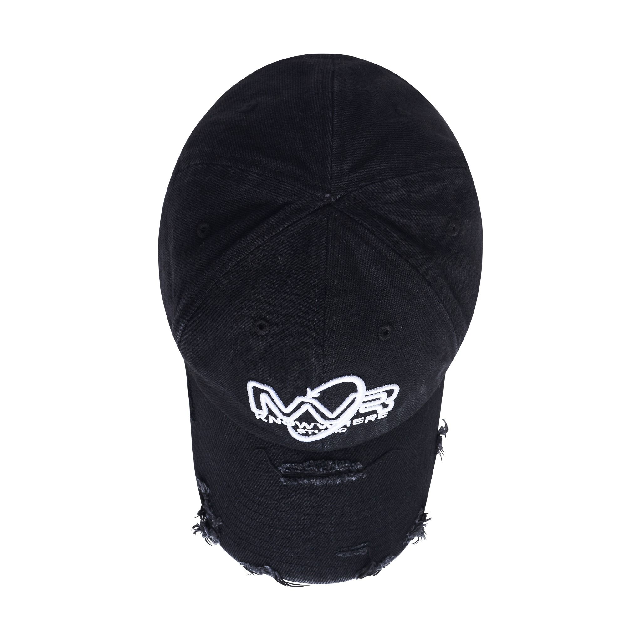  Knowwhere x Maverik Distressed Vintage Hat (Black) 