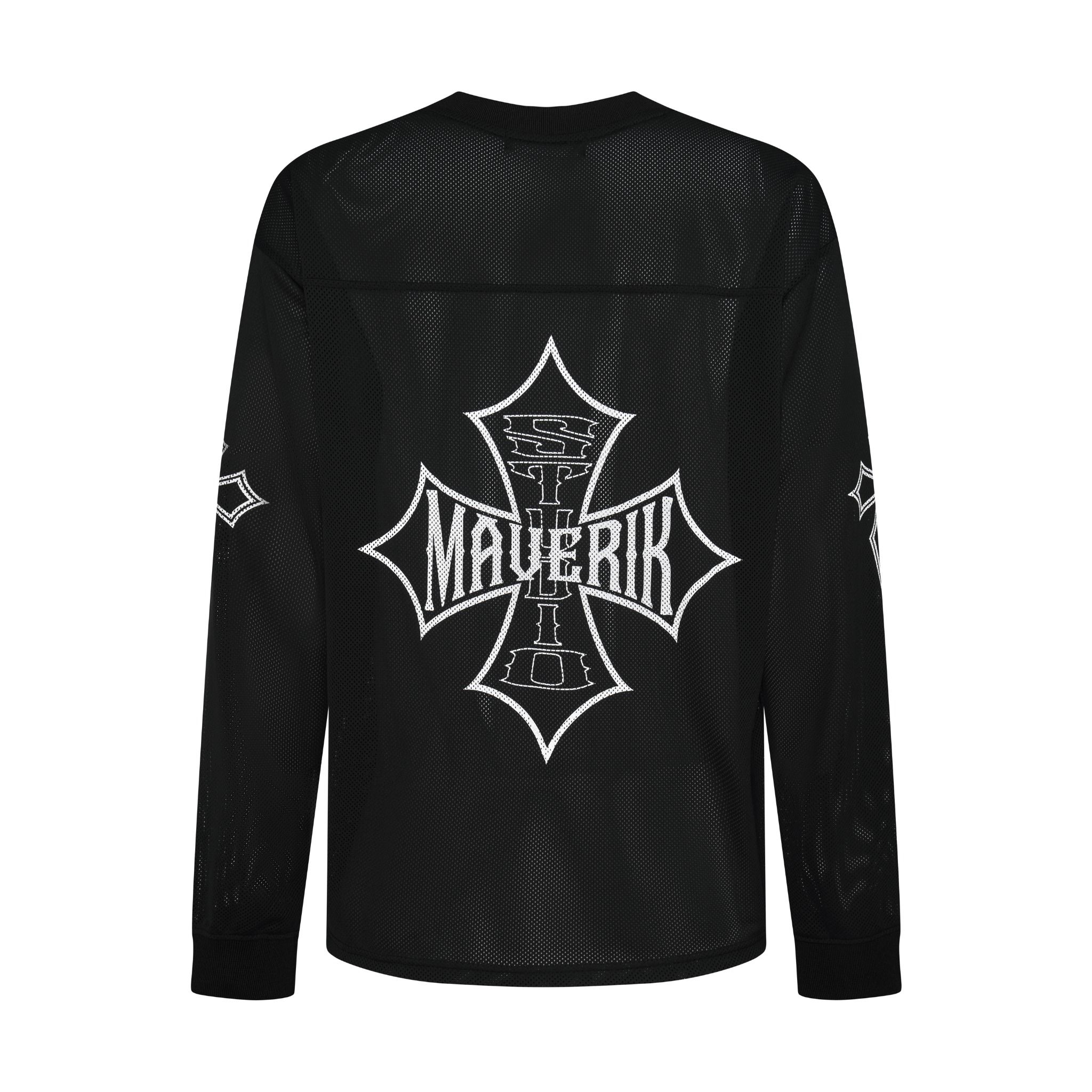  MAVERIK® CROSS LOGO LONGSLEEVE MESH JERSEY 