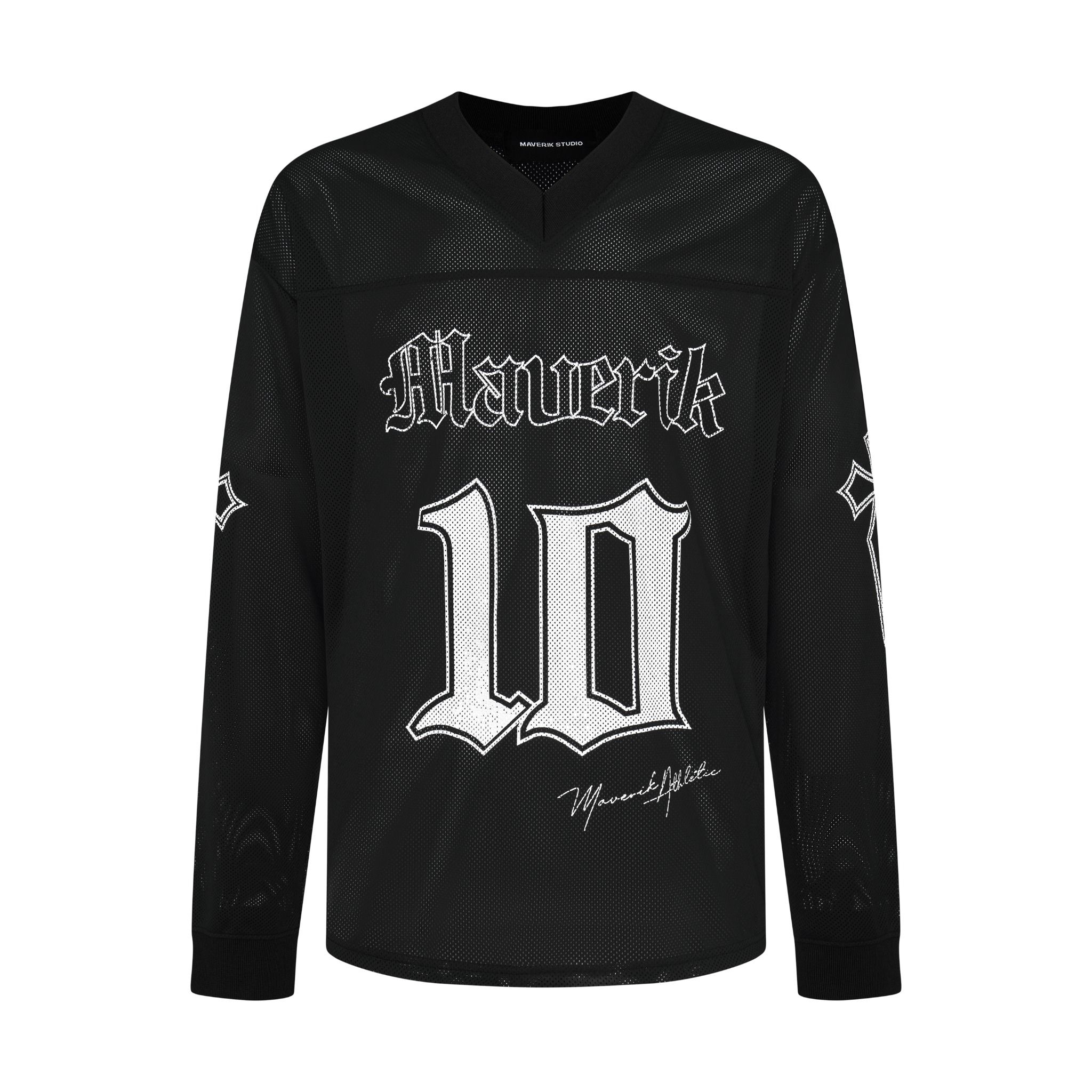  MAVERIK® CROSS LOGO LONGSLEEVE MESH JERSEY 