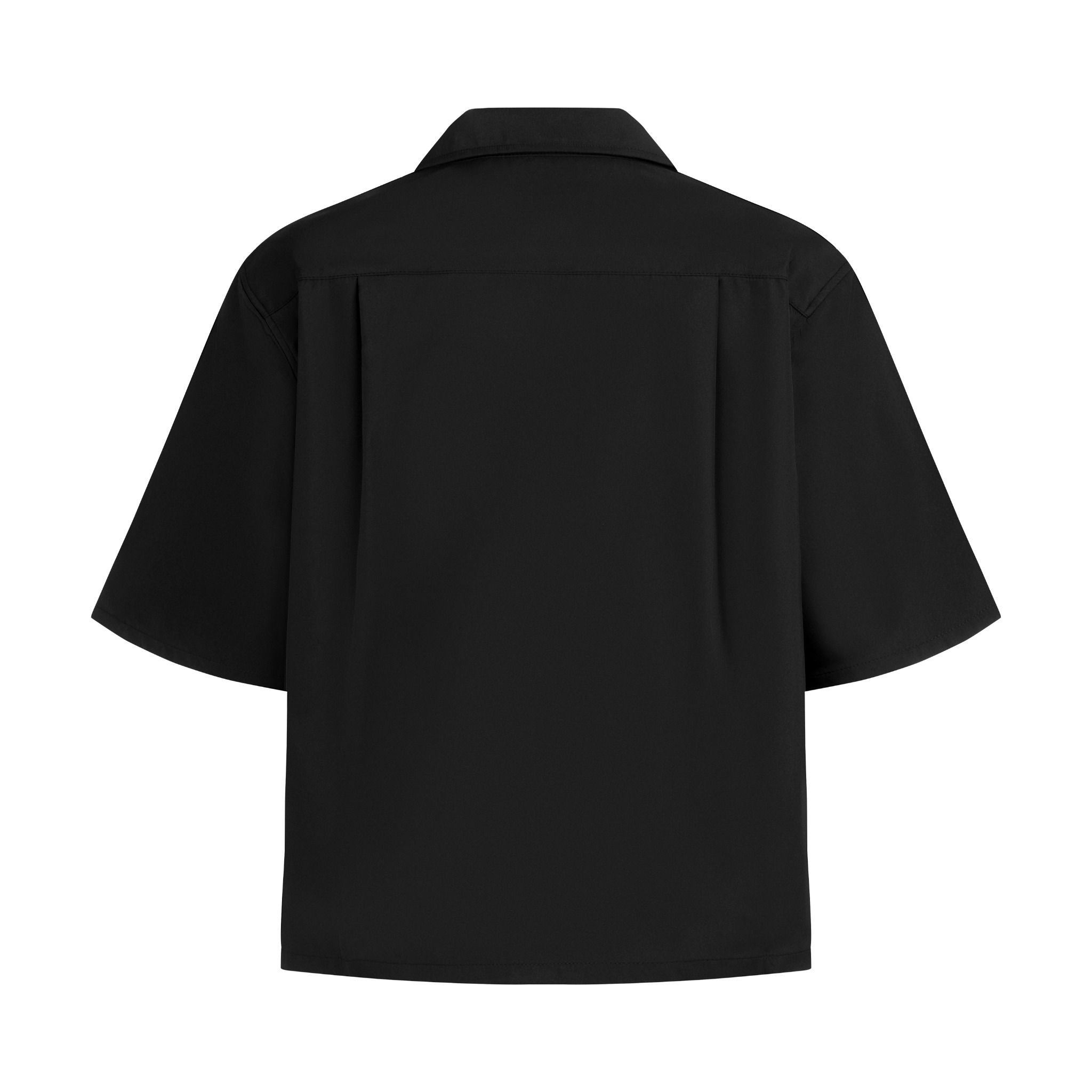 MAVERIK® NYLON CUBAN SHIRT ( BLACK )