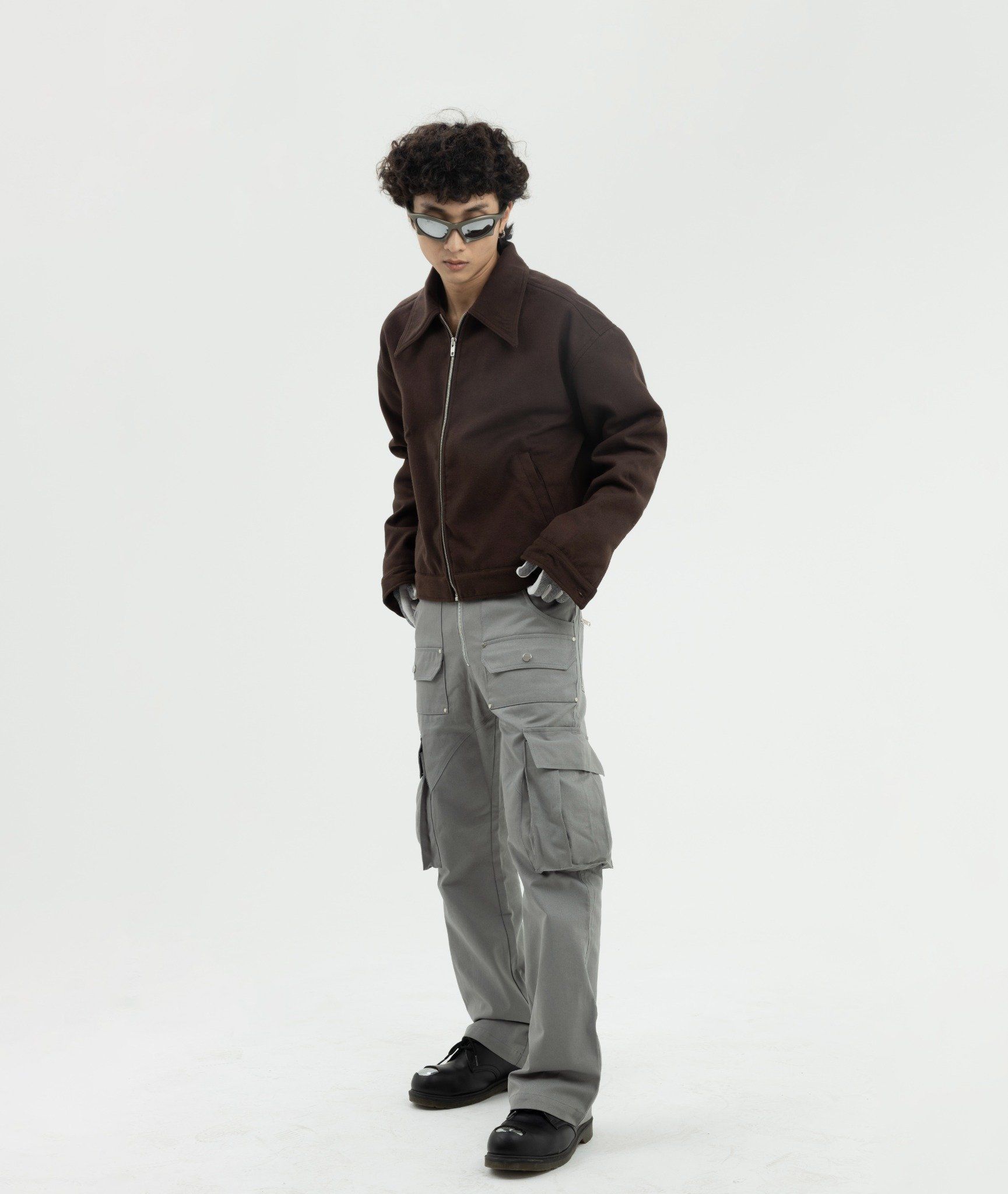Wool Jacket ( Brown )