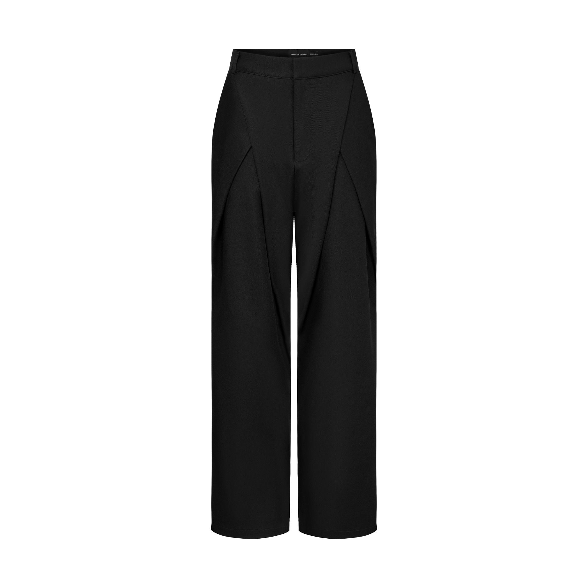  MAVERIK® PLEATED TROUSERS ( BLACK ) 