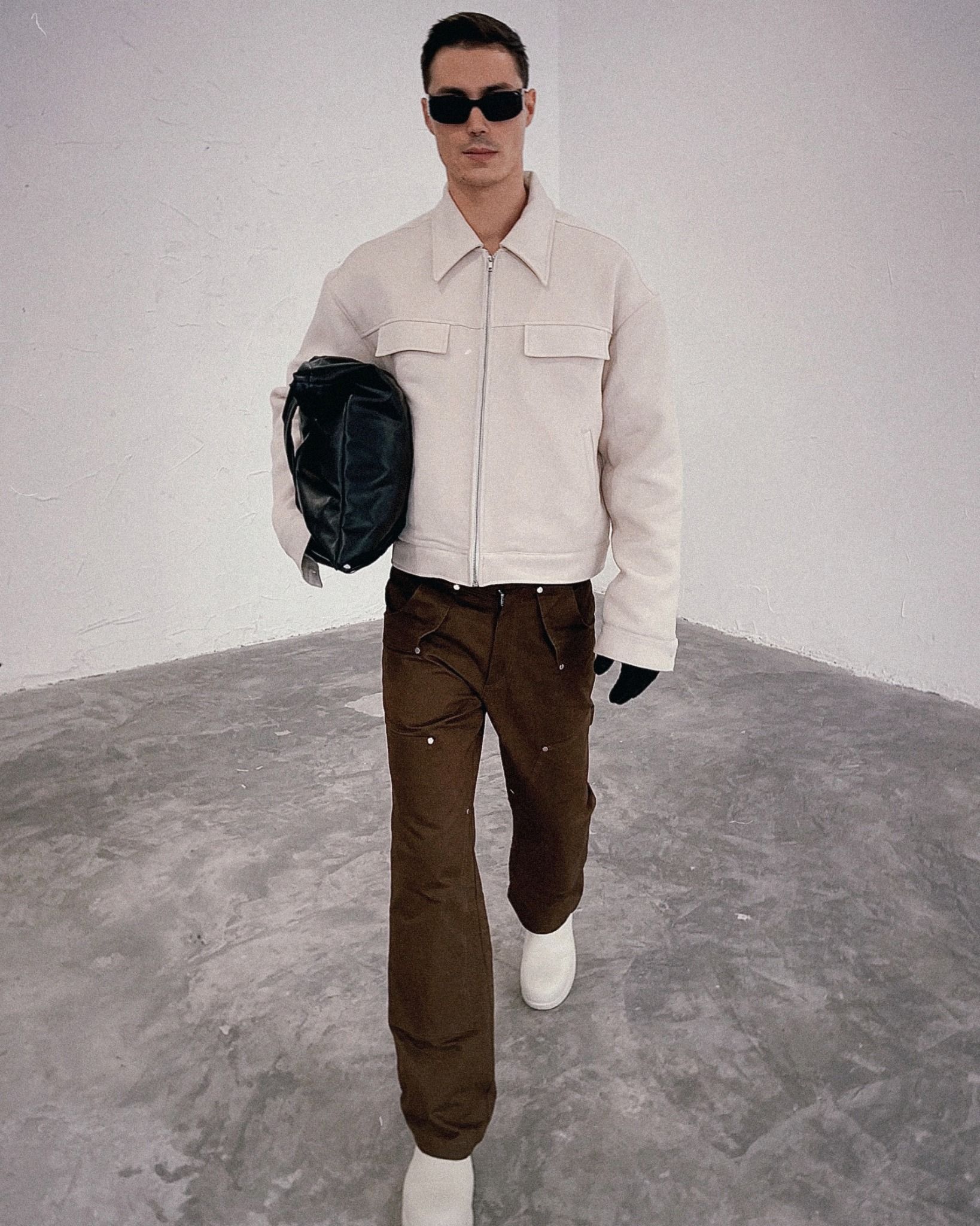 Wool Till Work Jacket ( Beige )