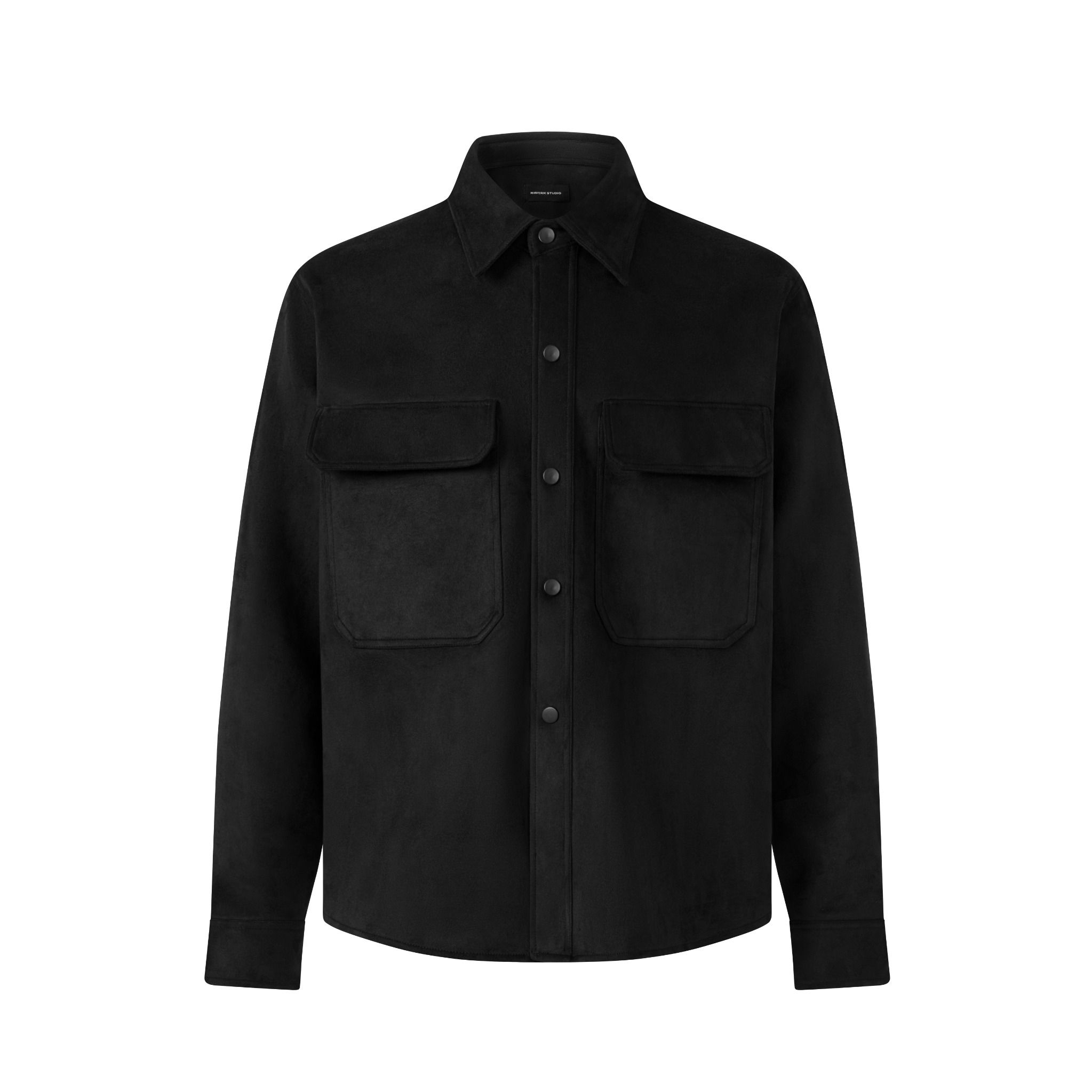 MAVERIK® SUEDE POCKET SHIRT ( BLACK )