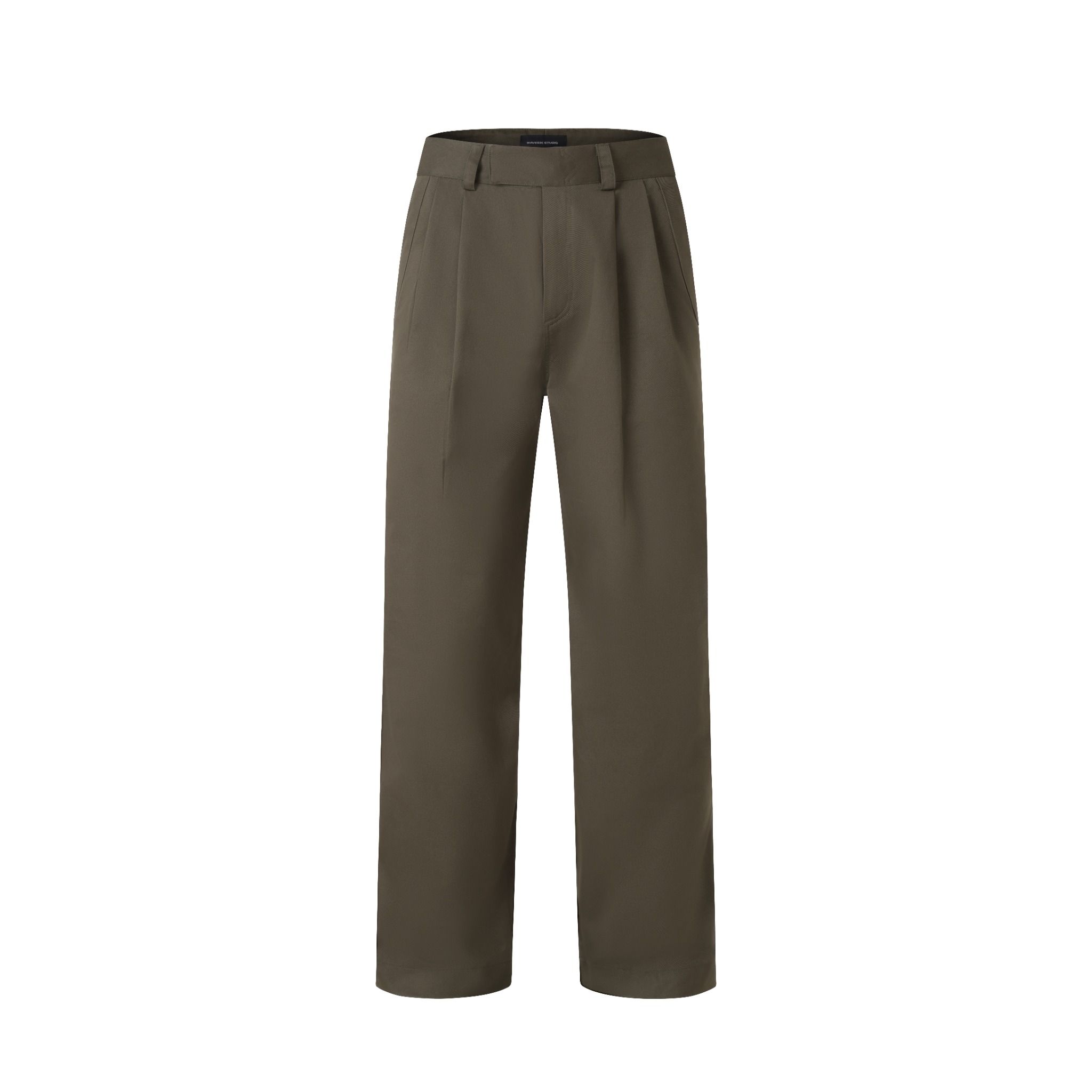 MAVERIK® “2 IN 1” PLEATED KAKI TWILL PANT ( OLIVE )