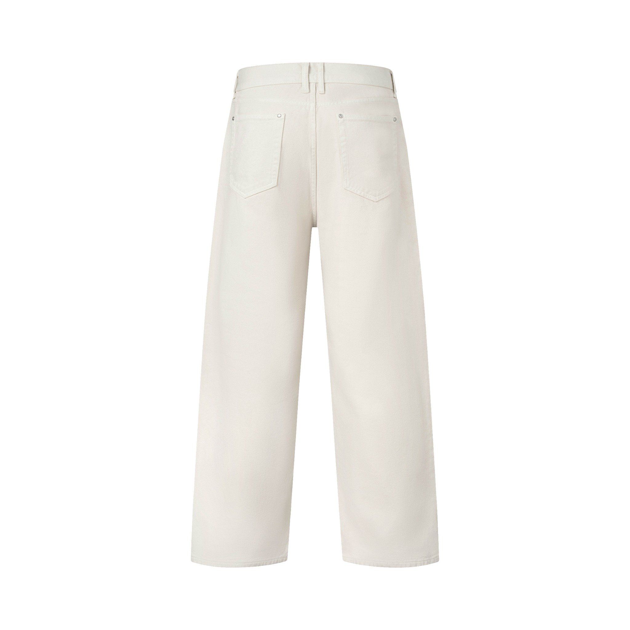MAVERIK® LOOSE FIT DENIM PANTS ( CREAM WHITE )