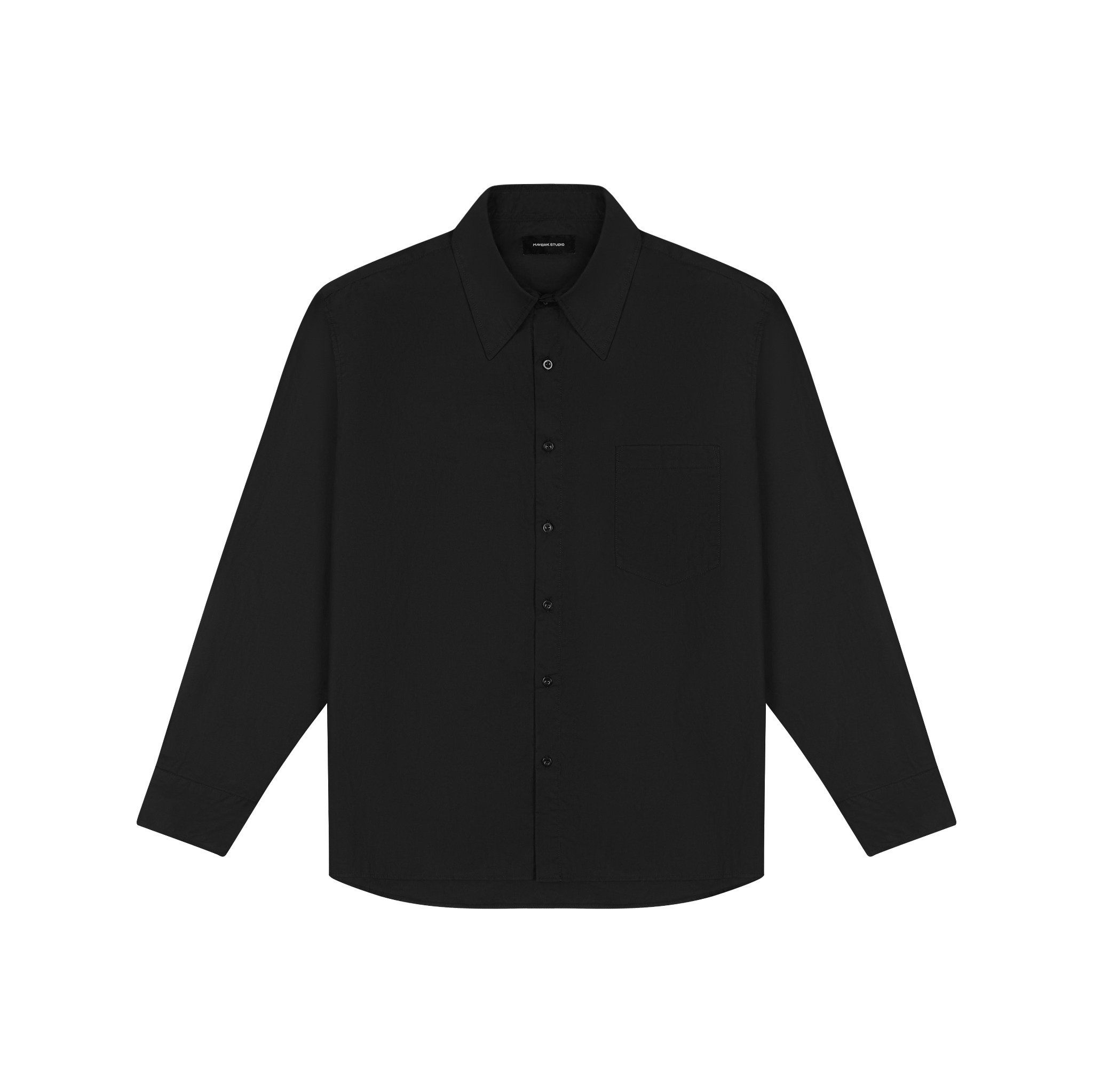MAVERIK® OVESIZED COTTON SHIRT (BLACK)
