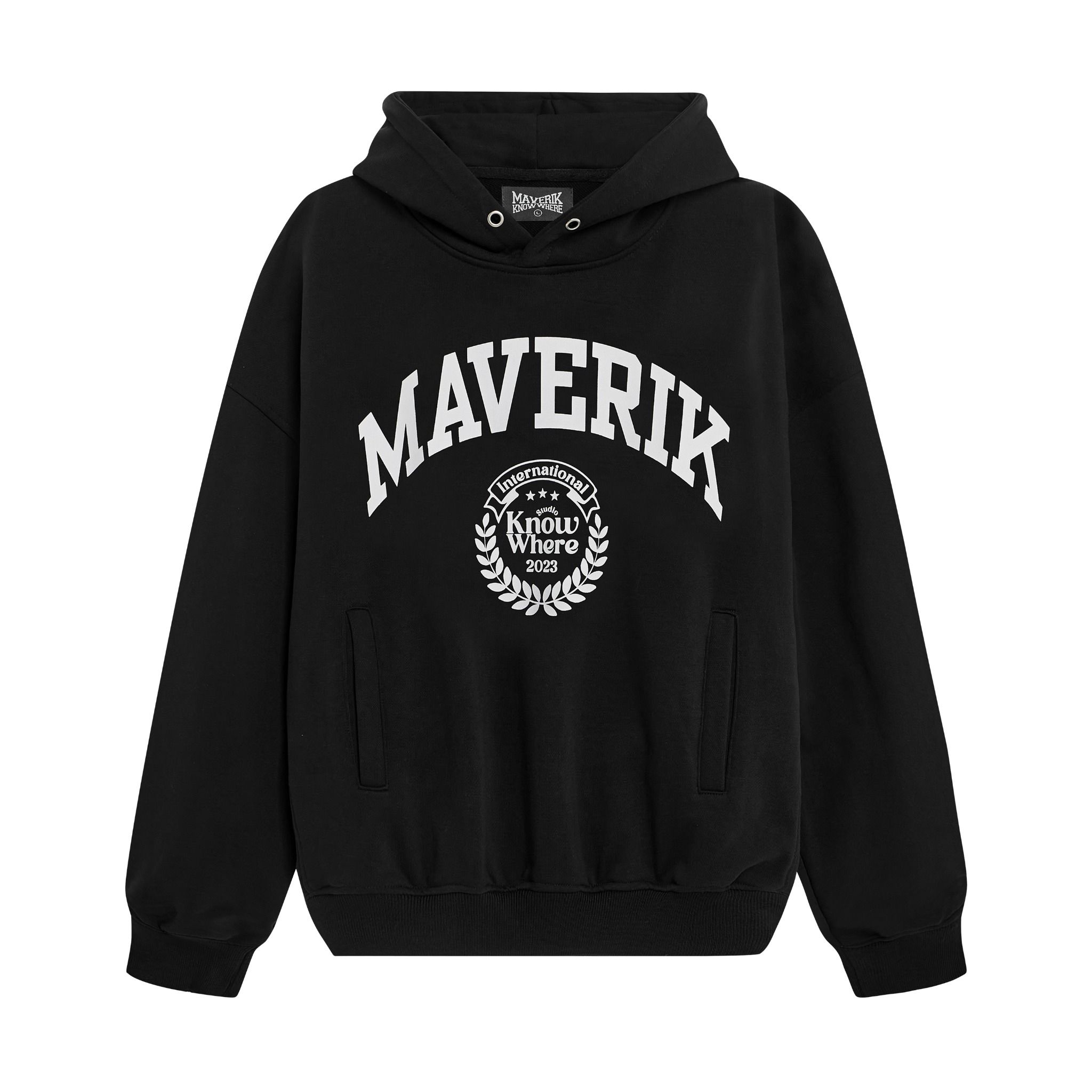  Knowwhere x Maverik Crop Basic Hoodie 