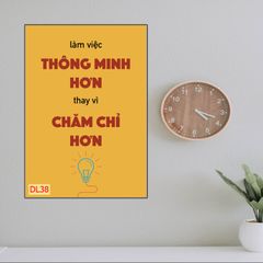 TRANH TREO PHÒNG LÀM VIỆC - TRANH SLOGAN ĐỘNG LỰC | MÃ DL38