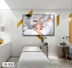 TRANH TREO TƯỜNG KHUNG HỢP KIM - TRANH SPA - MÃ T3D-3026