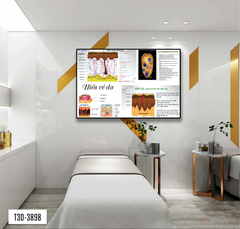 TRANH TREO TƯỜNG KHUNG HỢP KIM - TRANH SPA - MÃ T3D-3898