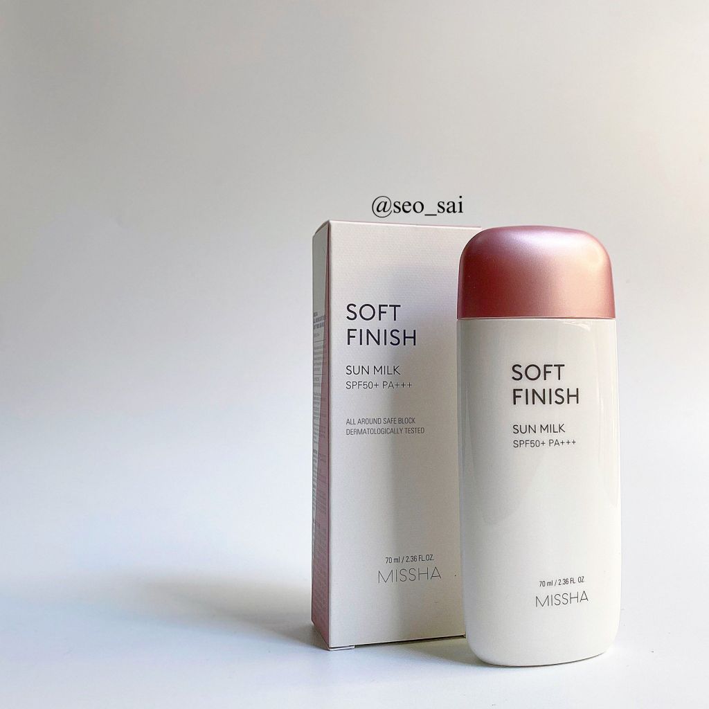 Kem chống nắng Missha Soft Finish Sun Milk 70ml