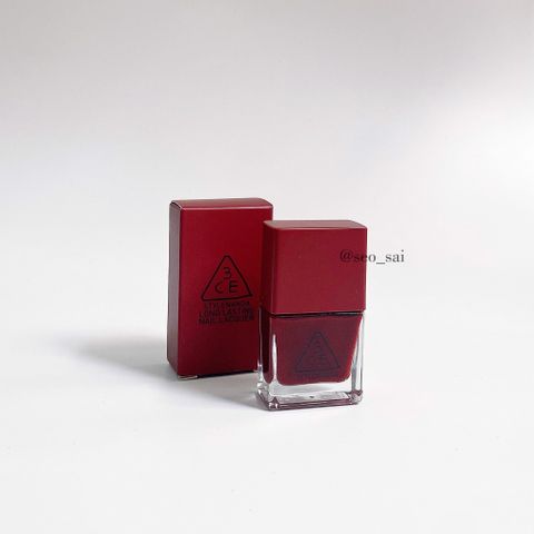 Sơn móng tay 3CE Red Recipe Long-lasting Nail Lacquer