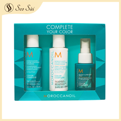 Set 03 món dưỡng tóc Moroccanoil Complete Your Color