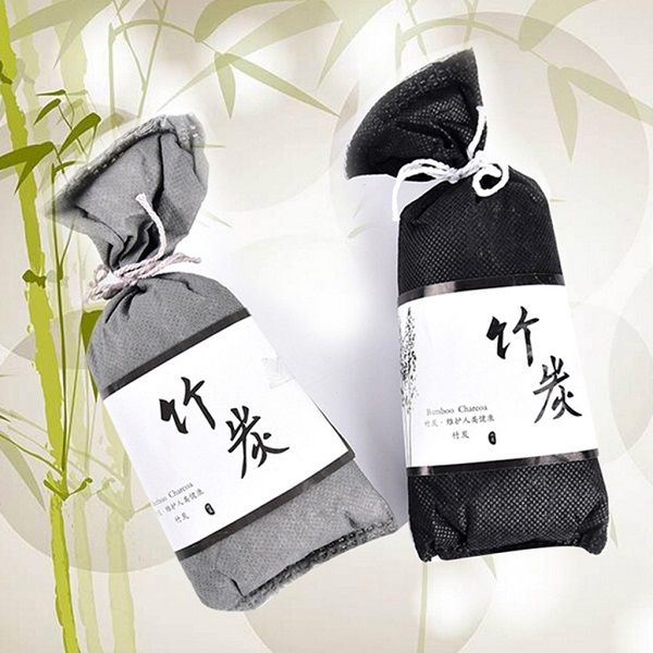 Túi Than Tre Hoạt Tính Khử Mùi, Lọc Không Khí Treo Xe Ô Tô, Tủ Quần Áo - Than Tre Tự Nhiên Khử Mùi Ẩm Mốc
