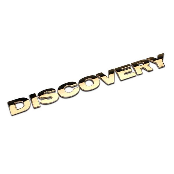 Tem Dán Ô Tô Discovery Chữ Nổi 3D Trang Trí Ô Tô, Xe Hơi, Tem Dán Trang Trí Ô Tô