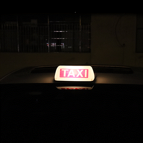 Mào TAXI Đế Hút Nam Châm, Có Đèn