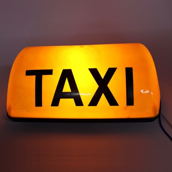 Mào TAXI Đế Hút Nam Châm, Có Đèn