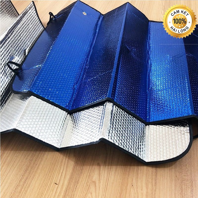 TẤM CHẮN NẮNG XE Ô TÔ - CHE NẮNG KÍNH LÁI CHẤT LIỆU XỐP PHỦ BẠC