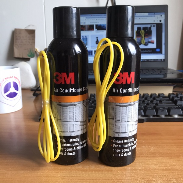 Vệ Sinh Dàn Lạnh, Vệ Sinh Điều Hoà Ô Tô, Dung Dịch Vệ Sinh 3M Air Conditioner Cleaner Foam Dạng Bọt, Hàng Chính Hãng