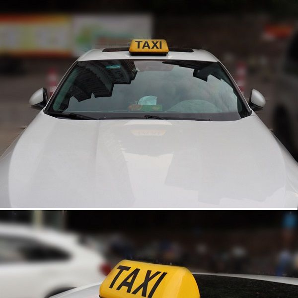 Mào TAXI Đế Hút Nam Châm, Có Đèn