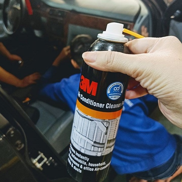 Vệ Sinh Dàn Lạnh, Vệ Sinh Điều Hoà Ô Tô, Dung Dịch Vệ Sinh 3M Air Conditioner Cleaner Foam Dạng Bọt, Hàng Chính Hãng