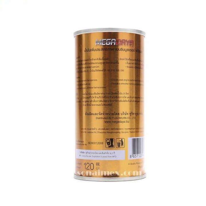 Phụ Gia Làm Sạch Buồng Đốt Xe Hơi Mega Daya Benzene Fuel Booster 120ml