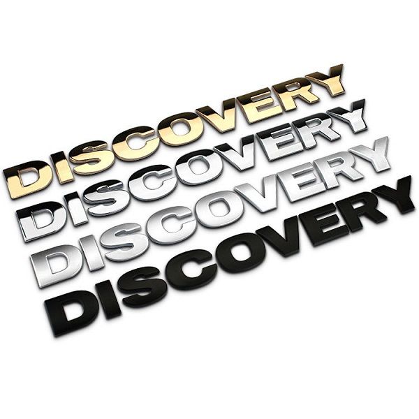 Tem Dán Ô Tô Discovery Chữ Nổi 3D Trang Trí Ô Tô, Xe Hơi, Tem Dán Trang Trí Ô Tô
